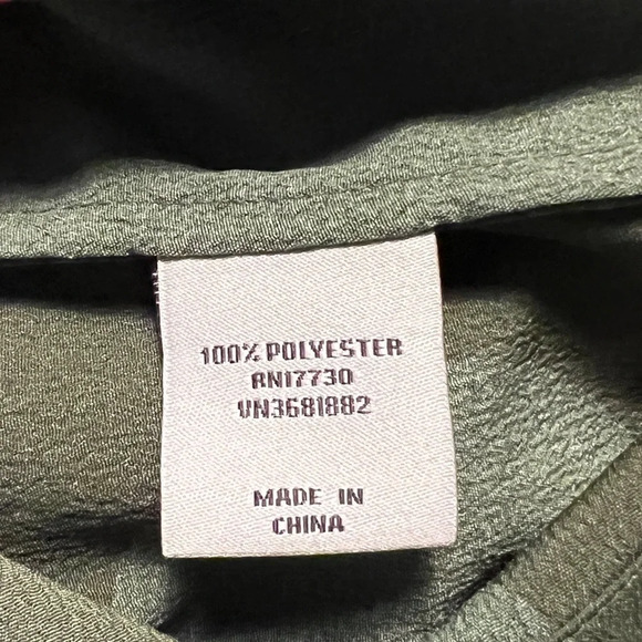 🛍️ TUCKER for Target Olive green and pink summer dress size M. - Picture 10 of 13